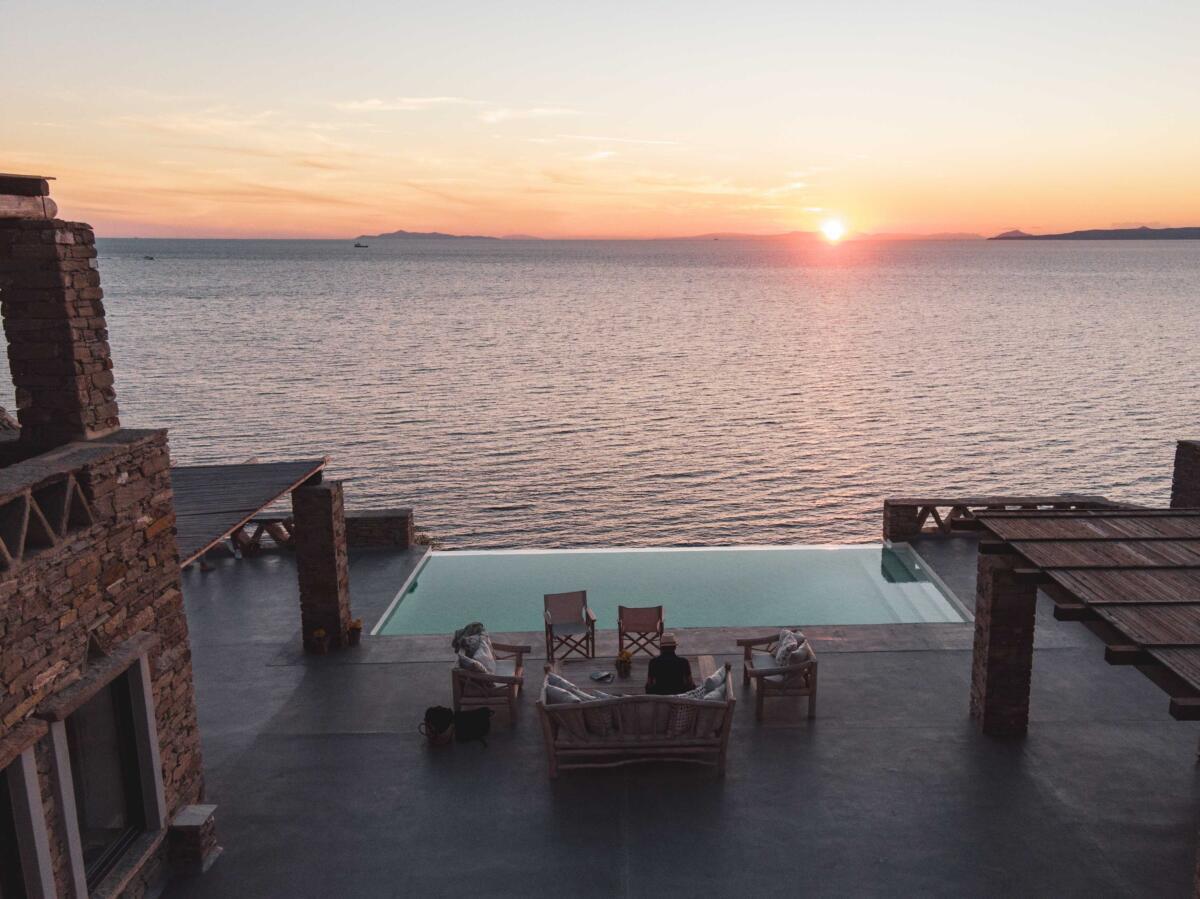 Villa Carpe Diem: Sea & Sunset View In Kea Island Ioulis Exterior photo